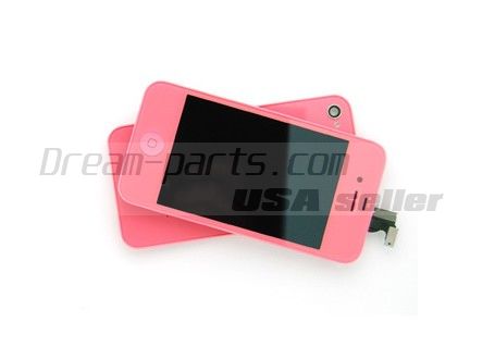 Colorful Replacement LCD Touch Screen Digitizer+Battery Cover For iPhone 4 4G wholesale-
