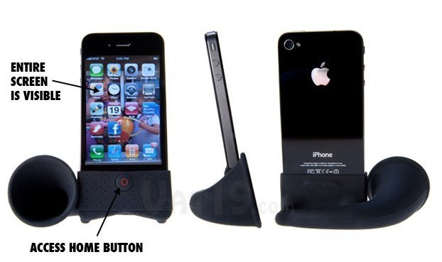 For iPhone 4/4S Amplifier Mini Portable Speaker