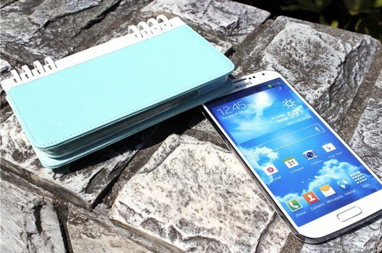 The new Samsung phone leather notebook Notepad Mobile Shell