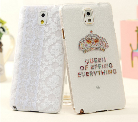 Samsung note3 hollow butterfly painted Mobile phone protective cover protective shell color