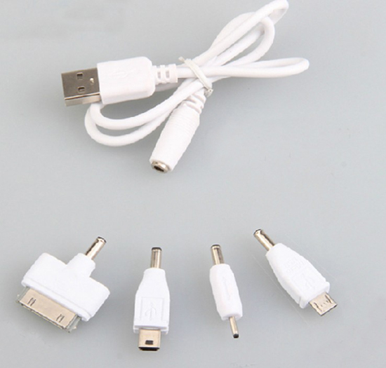 Mobile power cable one to four data lines charging adapter cable