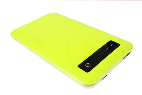The new high-capacity ultra-thin candy-color touch screen mobile power charging treasure polymer