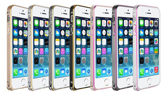 Apple iPhone5 hippocampus iphone5S color buckle 0.7mm metal frame metal frame 5S