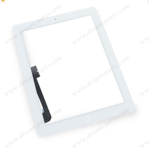 For Apple iPad 4th Gen Front Panel Glass Assembly