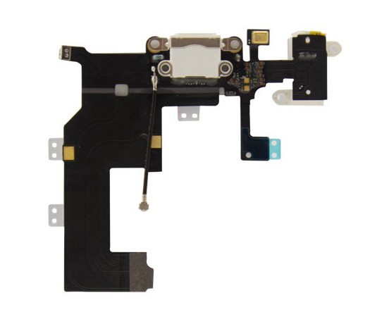 Genuine Charging Port Dock Connector+Headphone Audio Jack Mic Flex Cable for iPhone5
